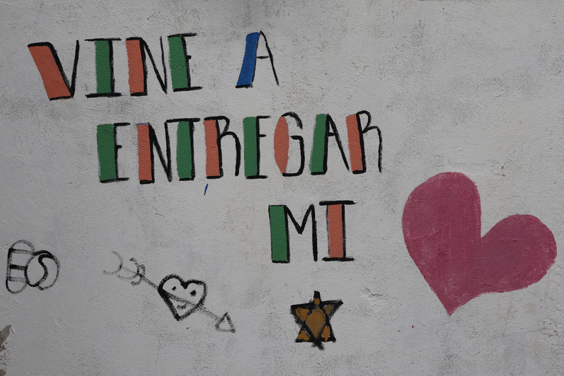 Mural: Vine a entregar mi corazón